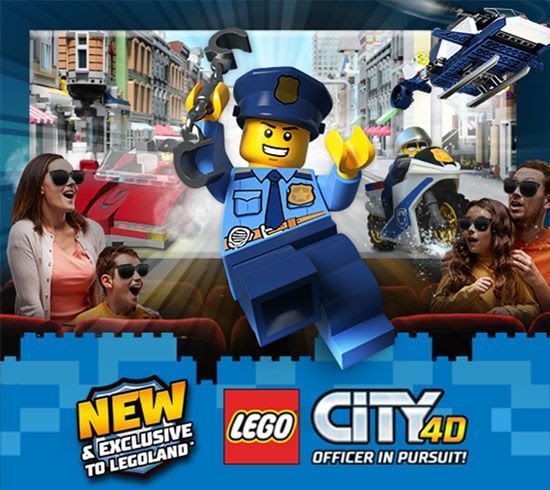 The new 4D movie, "Lego City 4D: Officer in Pursuit," makes its debut today at <a href="/LEGOLANDFlorida/">LEGOLAND Florida</a>! buff.ly/2Cbr9cy