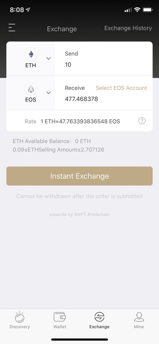 You can exchange digital currency in BiMoney , thanks  friend <a href="/SwftCoin/">SWFT Blockchain</a>  for providing technical ,we will build a great world of BlockChain