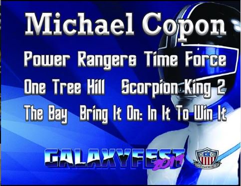 GalaxyFest's tweet photo. #GF2019 is excited to have @MichaelCopon on Saturday Feb 2, 2019. Yes, for ONE DAY ONLY. Chances for pics and autographs. Maybe some #Karaoke :)
#PowerRangersTimeForce , @RealOneTreeHill #ScorpionKing2 @TheBaytheSeries #BringItOnInItToWinIt https://t.co/J17K1iMF9a
