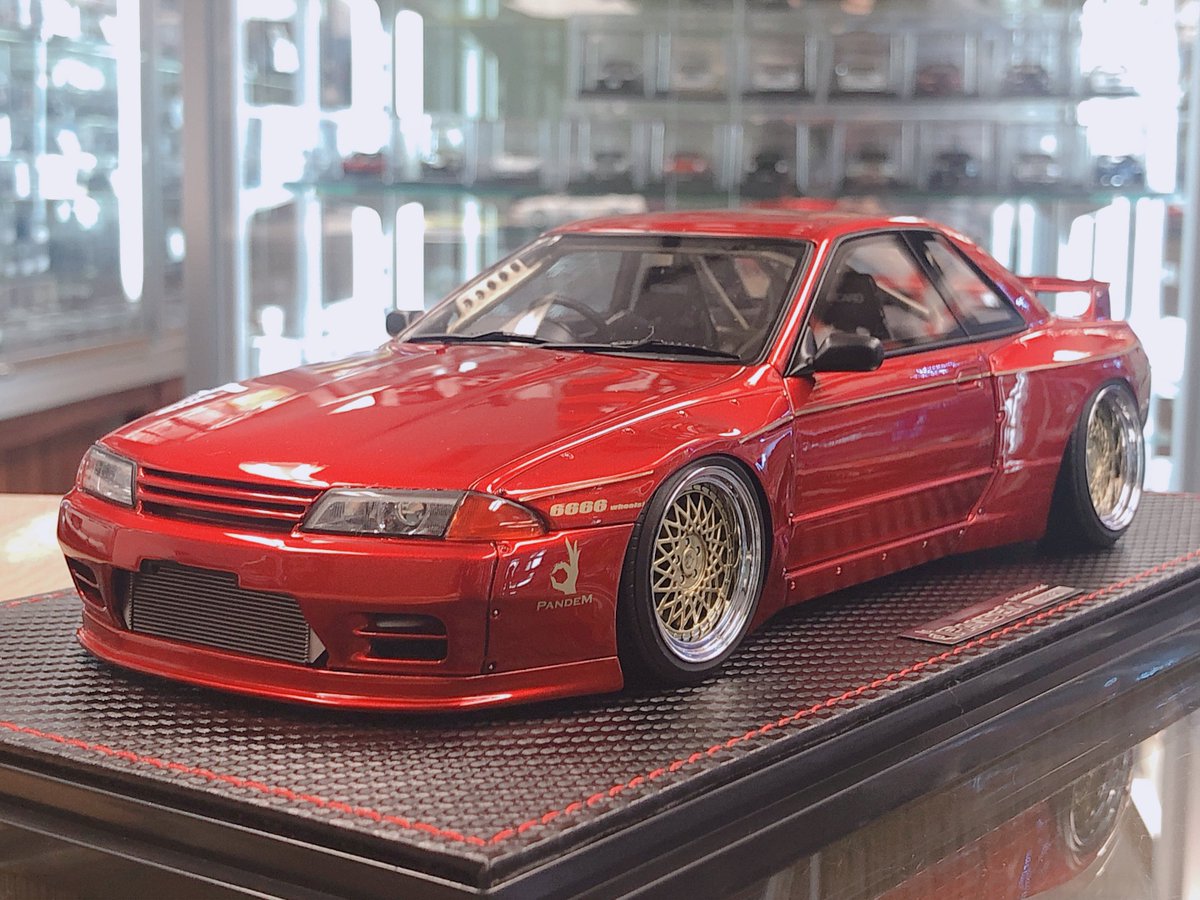 ig イグニッションモデル 43 pandem パンデム R32 GT-R IG1273 1/18 PANDEM GT-R (BNR32) Red Metallic | LINE UP