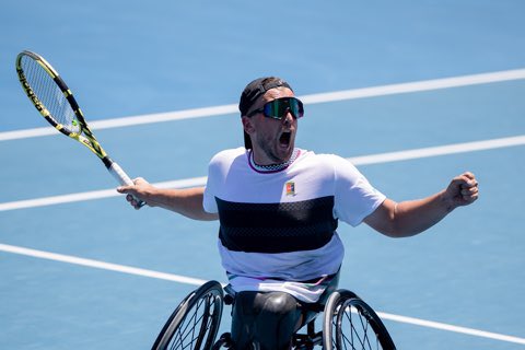 DylanAlcott's tweet image. SATURDAY. AUSTRALIA DAY. SINGLES FINAL. 130pm (ish - maybe a touch later). ROD LAVER ARENA (ground pass gets you in) AND LIVE NATIONWIDE ON @wwos !!!! BOOM!!!!! #AusOpen