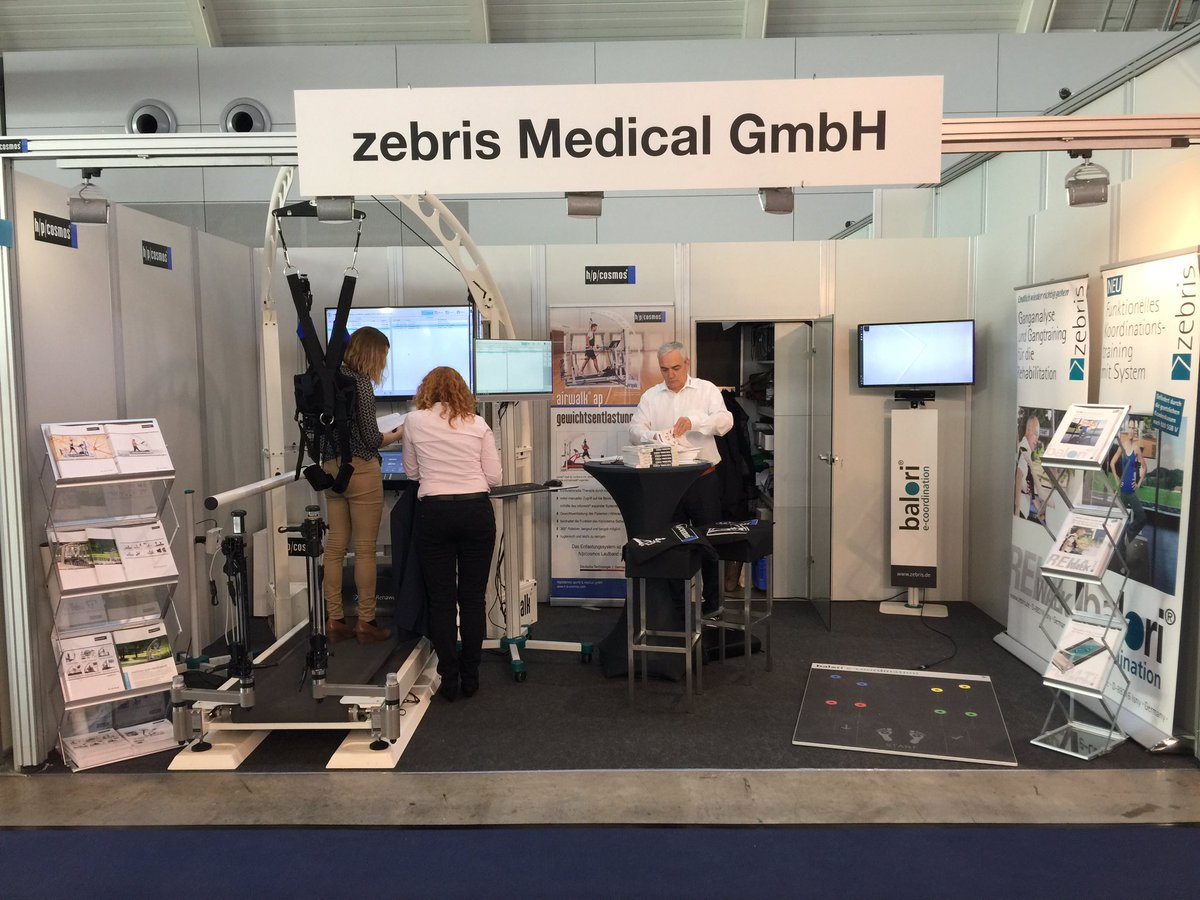 hpcosmos's tweet photo. Just started: TheraPro Exhibition and Congress in Stuttgart / Germany from Jan. 25-27, 2019
Welcome to h/p/cosmos booth 4E66 in hall 4 with our partner Zebris #neuroplasticity #robowalk #GaitTraining #treadmill #locomotion #StrokeSurvivor #neurorehabilitation #TBI #SCI #Parkinson https://t.co/MfhePEbQ1t