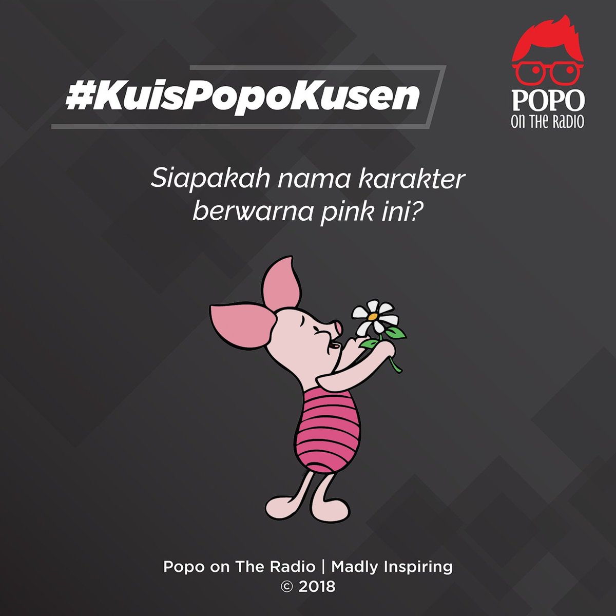 Pols! Yang mau ikutan #KuisPopoKusen hari ini, cek langsung di instagram.com/popoonradio ya!  

Waktu kalian sampe jam 12 malam. Good luck 👏🏻