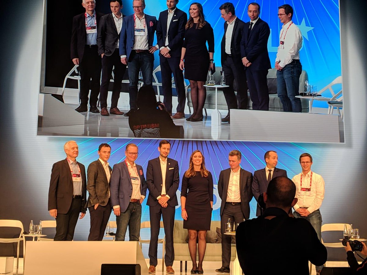 When Europe unified to create the european way of AI : at DLD Conference, we made the first public announcement together with partners from 7 European countries to collaborate in European applied AI