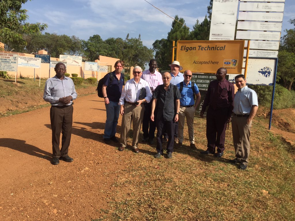 don_e_mah's tweet photo. @NAIT team visiting Uganda Technical College UTC-Elgon for our inception mission towards developing a Center of Excellence in Building Construction. https://t.co/Dgdvdy7EtY