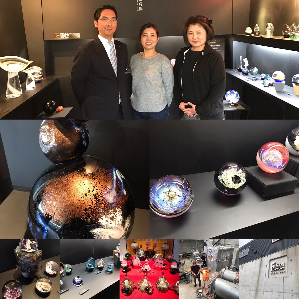 yajirushi_corp's tweet image. 今日は素晴らしいパートナーと出会いました🤗この世界観「宇宙」。ガラスってここまで美しくなれるものなんですね。

#湘南 #野口硝子 #fusionfactory #硝子細工 #吹き硝子 #吹きガラス #職人 #ノグチミエコ #ガラスアート 
#矢印株式会社 #商工会議所 #商工会 #コンサルタント