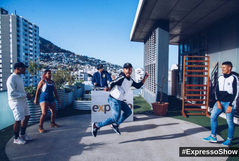 expressoshow's tweet photo. When it's Friday, it's time to dance! This morning @GoodHopeFM's @GREMLIN_za is in studio to drop the beats! #ExpressoShow @SABC3 https://t.co/NYNnn3KXuP