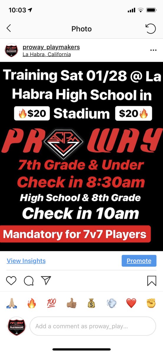 PlaymakerWay's tweet photo. Round the Troops up! And let’s get after it SUNDAY! ⚫️🔴⚫️🔴 #ProWayPlayMakers https://t.co/JwnpjkaelA