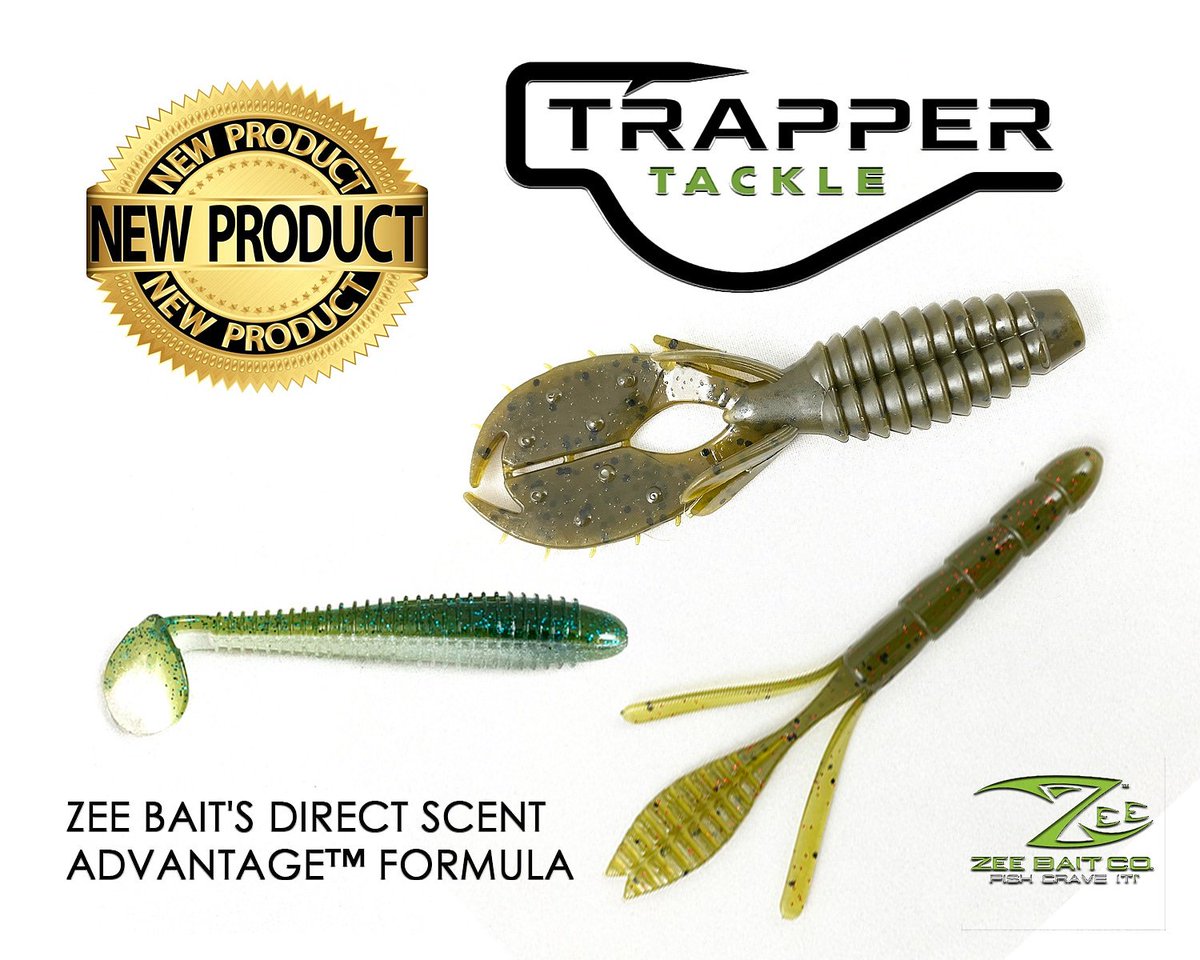 TrapperTackle's tweet photo. Introducing the VITAL Series, the X Series, &amp; the Pro Series Plastics from Zee Bait Co LLC. These exceptional baits when paired with our hooks! These made in the USA baits are sure to be some serious weaponry in your tackle. 
https://t.co/EAIQXd04AM https://t.co/7u0ivCAvED