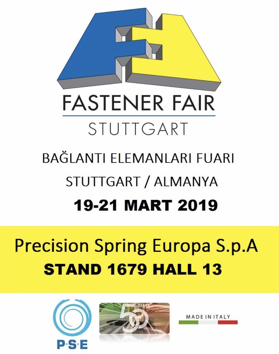 siarente's tweet photo. #pse #siarente #rings #diesprings #formparts  #milan #italy #metal #specialparts  #wire #stuttgart #fastenerfair #fastenerfairstuttgart #fastenerfairstuttgart2019 #metalzon #tools  #service #quality #segman #yay #kelepçe #fascetta #clamp #kalıpyayı @metalzonofficial @siarente https://t.co/LVTFbAzfWu