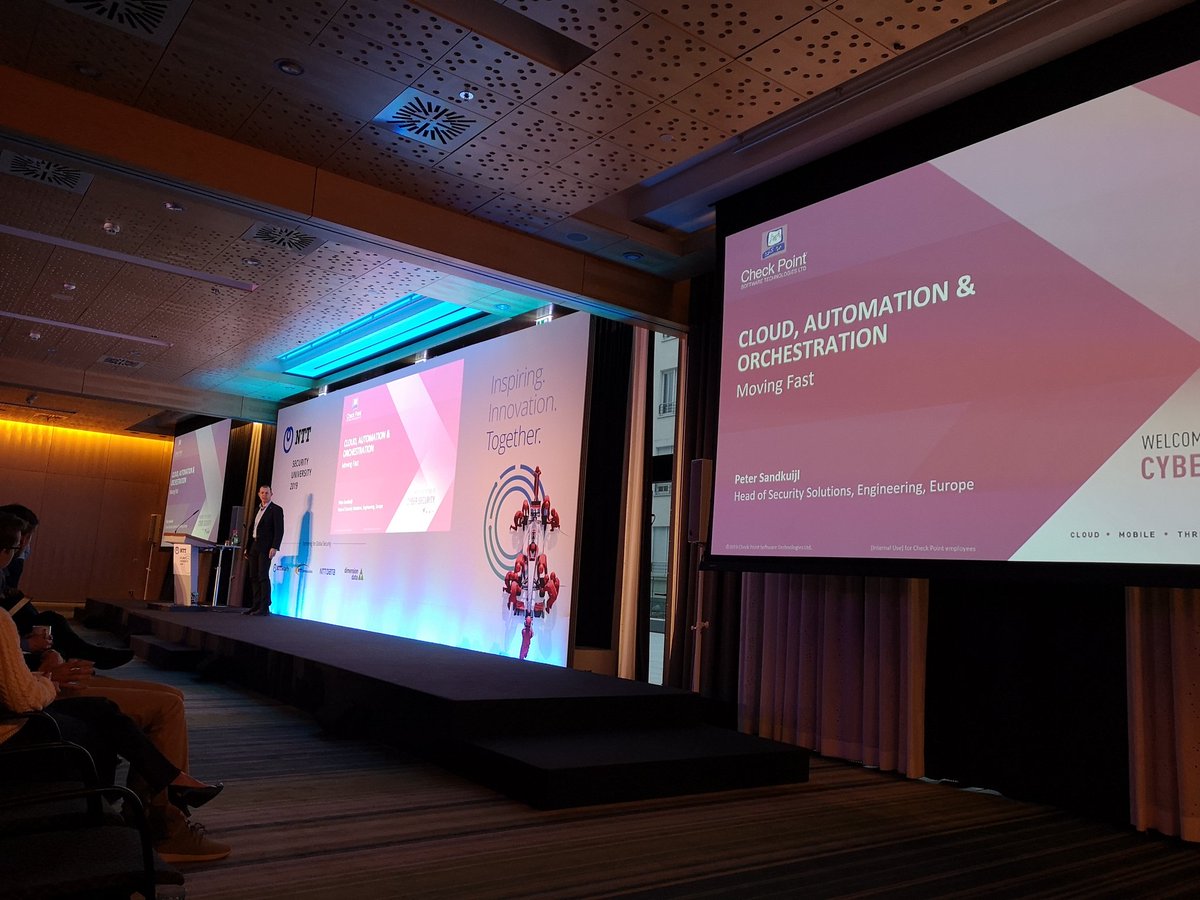 DigitalGeek1's tweet photo. @CheckPointSW kicking off the final day of #nttuniversity https://t.co/HE3uStjIYO