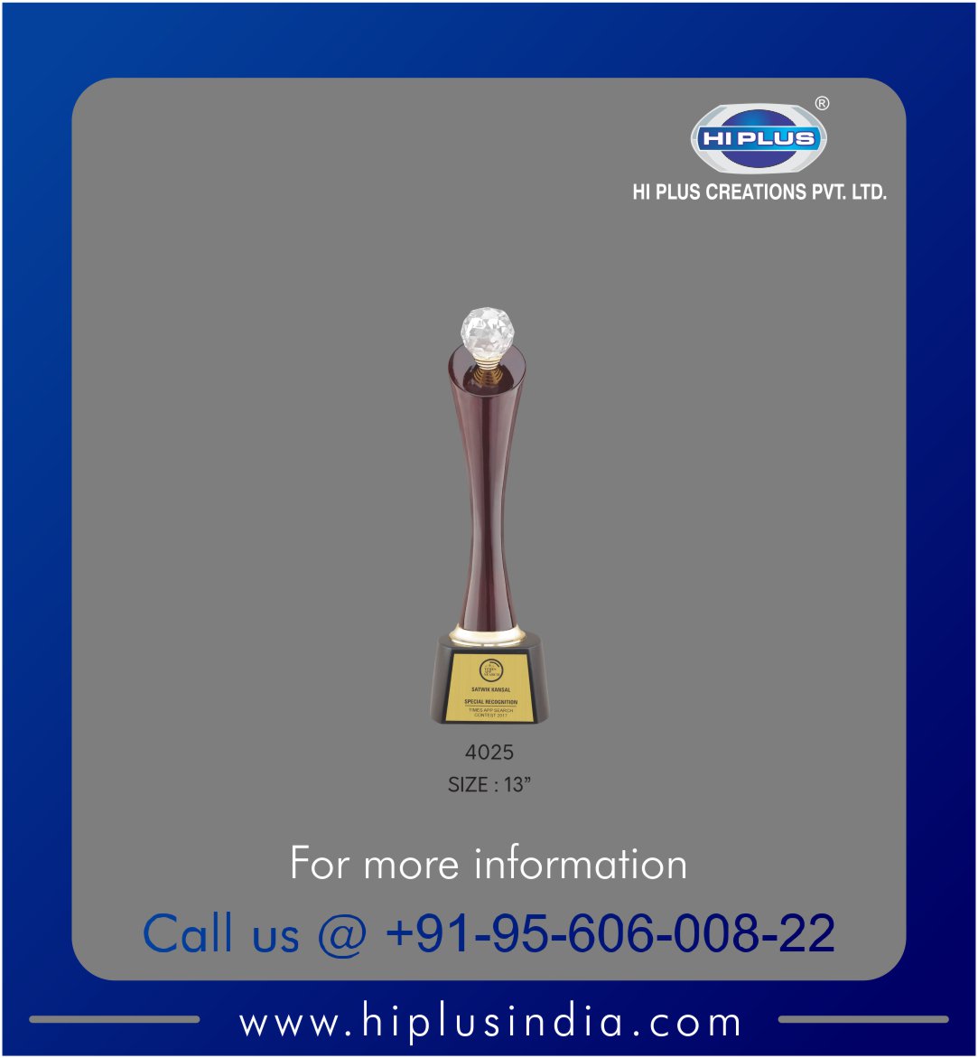 HiPlusCreations's tweet photo. #Trophies &amp; #Awards are the best option to appreciate the job done by the employees, we are at #HiplusCreations brings high quality &amp; trendy Trophies &amp; awards. Call us @ +91-96-500-88-071 or visit - https://t.co/9wZZMYWgfa 
#TrophySuppliers #TrophyShop #Cricket #NationalAwards https://t.co/AHigJBm8km