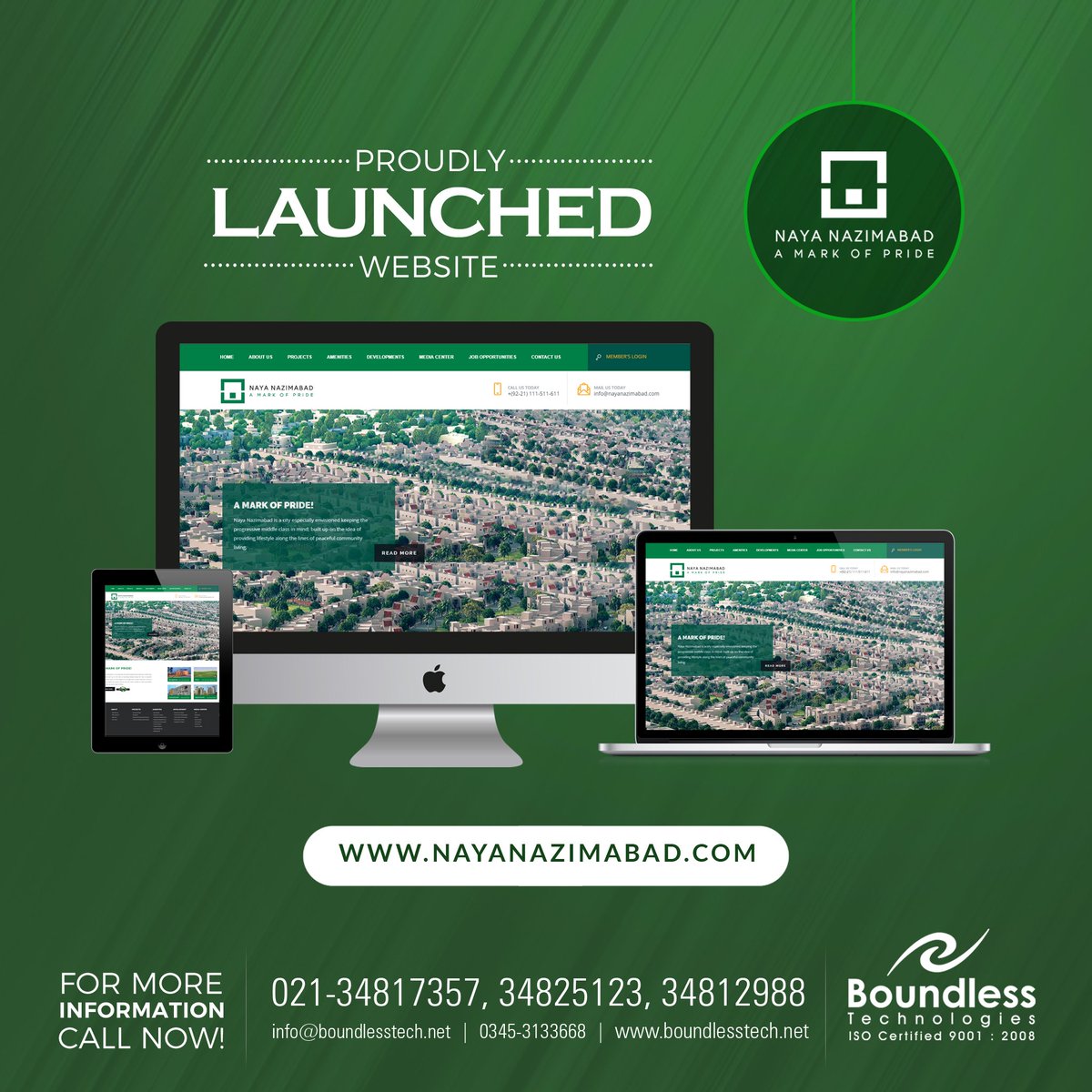 Boundlesstechno's tweet image. Naya Nazimabad #Website designed &amp;amp; #developed by Boundless Technologies

Visit us: boundlesstech.net/cms-websites-k… …

#websitelaunched #webpages #webdesign #ecommerce #woocommerce #shopify #magento #design #premiumlounges #manssalon #gromming #creativedesign #branding #NayaNazimabad