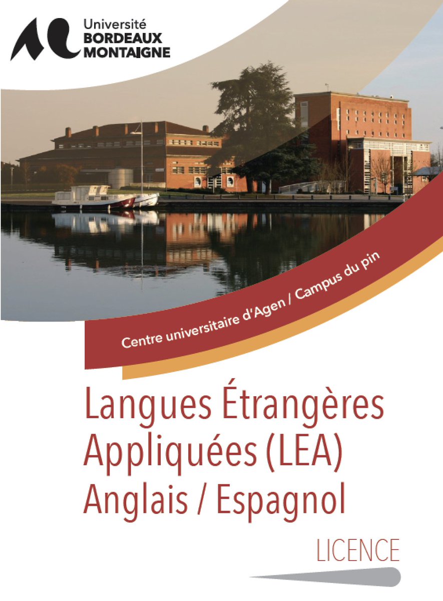 [Nouveauté #formation] L’antenne universitaire @UBMontaigne à #Agen proposera une #licence #LEA - #Languesétrangères appliquées Anglais-Espagnol à la rentrée 2019 > ubxm.fr/agenlea ! @LangMontaigne @villeagen @AggloAgen @Prefet47 @acbordeaux