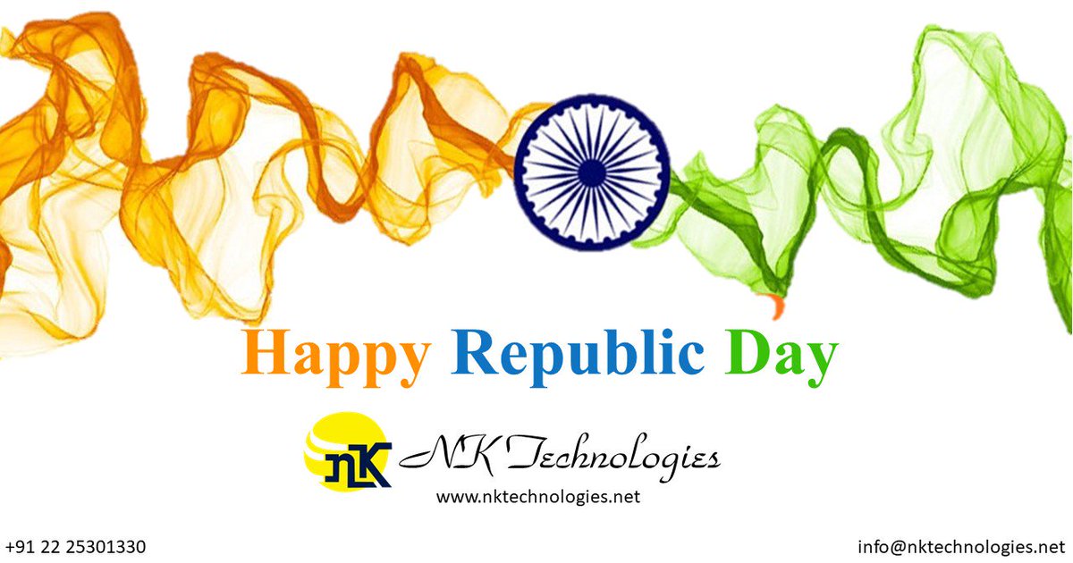 #Happy_Republic_Day
26 January 2019
nktechnologies.net
