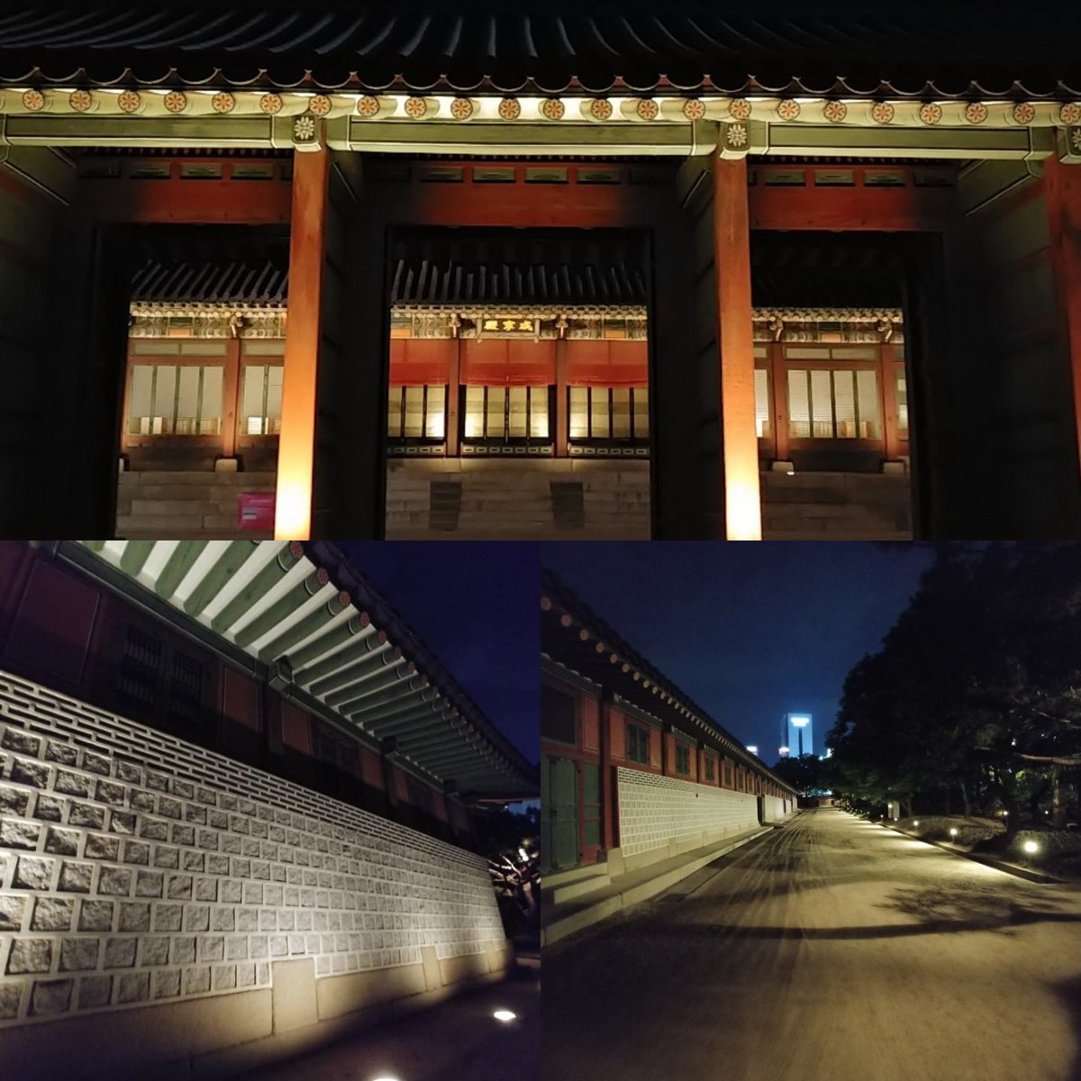 연륜이 자라듯이 달이 자라는 고요한 밤에 달같이 외로운 사랑이 가슴 하나 뻐근히 연륜처럼 피어나간다 - 윤동주 ⌜달같이⌟ 덕수궁은 언제나 저녁 9시까지 개장합니다.(저녁 8시까지 입장, 월요일은 휴궁이므로 개방하지 않습니다) 야간에 아름다운 궁궐! 덕수궁은 오늘도 여러분들을 기다립니다.