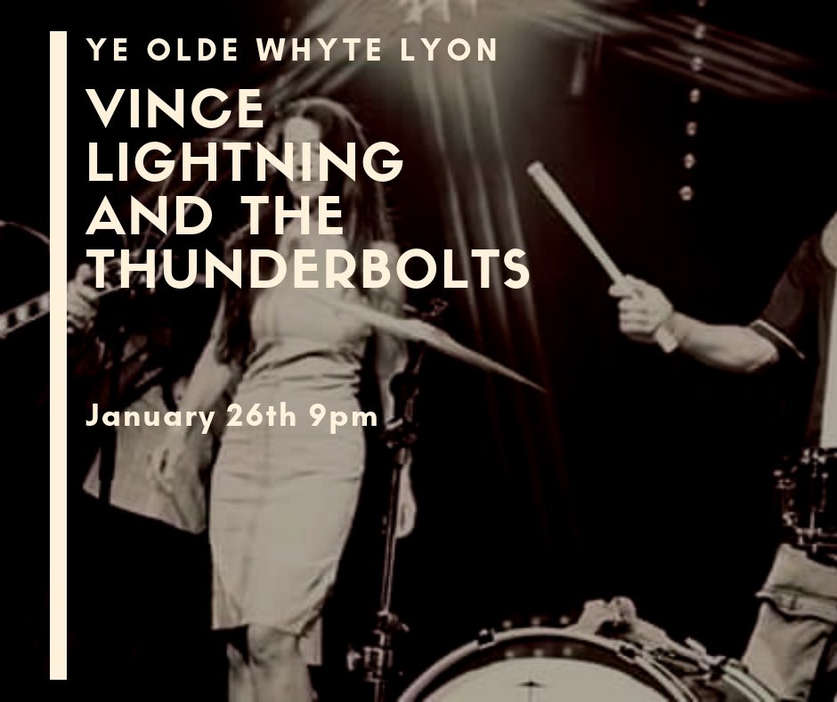 #Live Music Saturday Night only at #YeOldeWhyteLyon