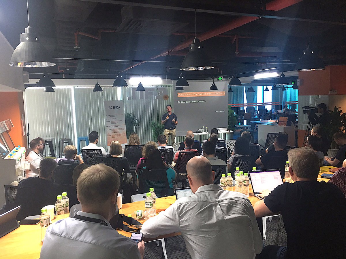 Founder Chris Philipps doing a talk on Remote Development yesterday at the NFQ Asia Conference. #tech #techadvisory #speaker #conference #nfq