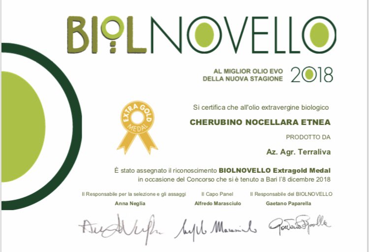 Terraliva's tweet photo. Tris di premi per la qualità degli oli Terraliva al concorso internazionale Biol Novello
#biolnovello #extragold #oliveoil #evo #terraliva #PremioBiol #price #Awards https://t.co/5LSTBoznlY