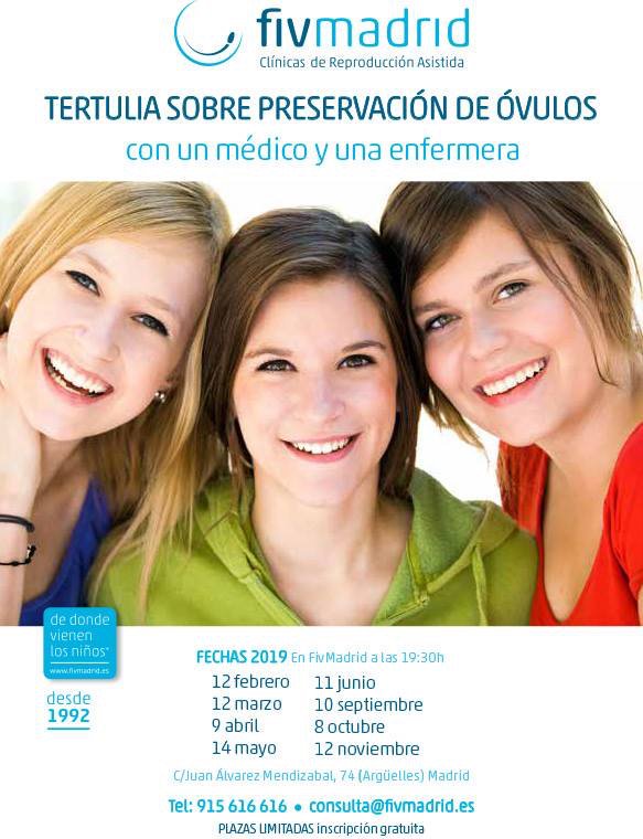Fiv_Madrid's tweet photo. El 12 de febrero tertulia gratuita sobre qué hacer si quieres ser madre pero lo vas a posponer unos años.  Inscríbete gratis -> https://t.co/HyVf13fFEb #ReproducciónAsistida. #sermadre #programaTuMaternidad https://t.co/a0ygi0xSUy