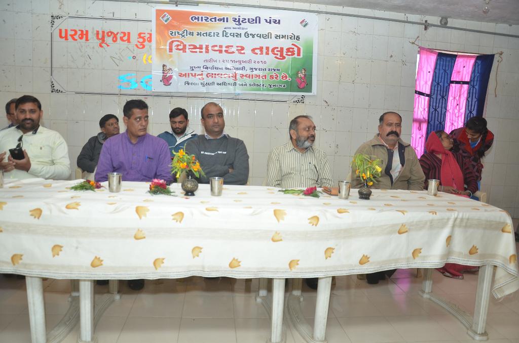 National voter's Day .. awaking and raising awareness programme celebration at NC parmar girls high school visavadar <a href="/collectorjunag/">Collector Junagadh</a>  <a href="/PrantVisavadar/">Prant Visavadar</a> <a href="/pkumarias/">Pankaj Kumar</a>