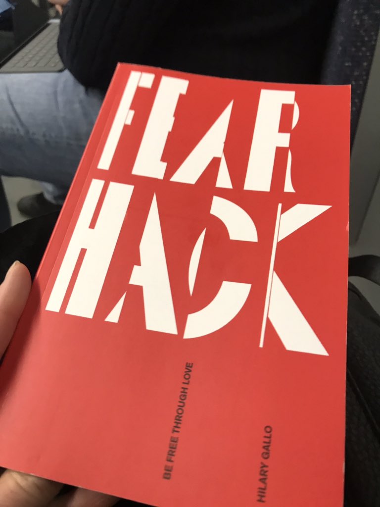 Catching up on #fearhack from @hilarygallo onroute to today’s @DoLectures #dobreakthrough workshop. No doubt we’ll be sharing some of our fears today ;)