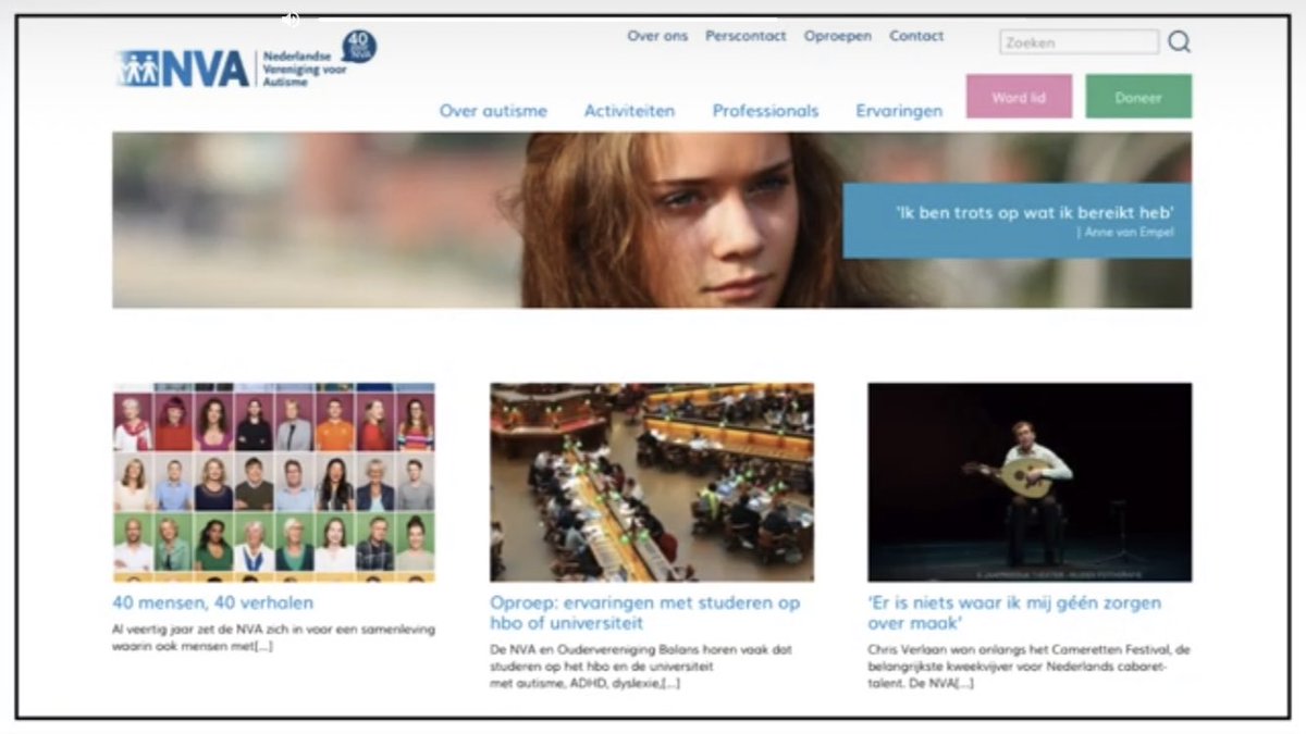 Wij hebben een nieuwe website! Check ‘m hier: autisme.nl #nieuw #autisme #modernetijd #smartphonevriendelijk #nva40jaar