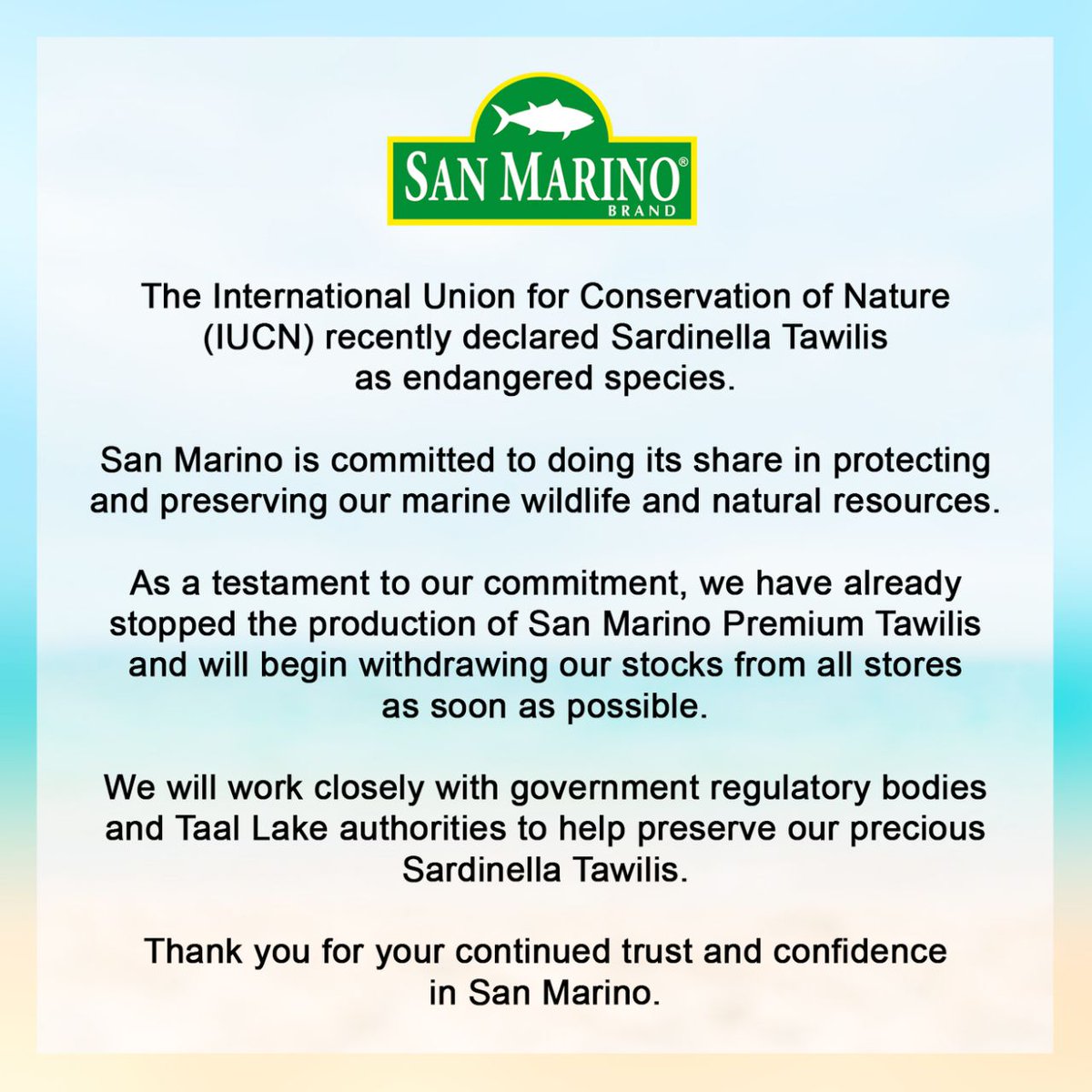 #SaveTheTawilis #SaveTawilis