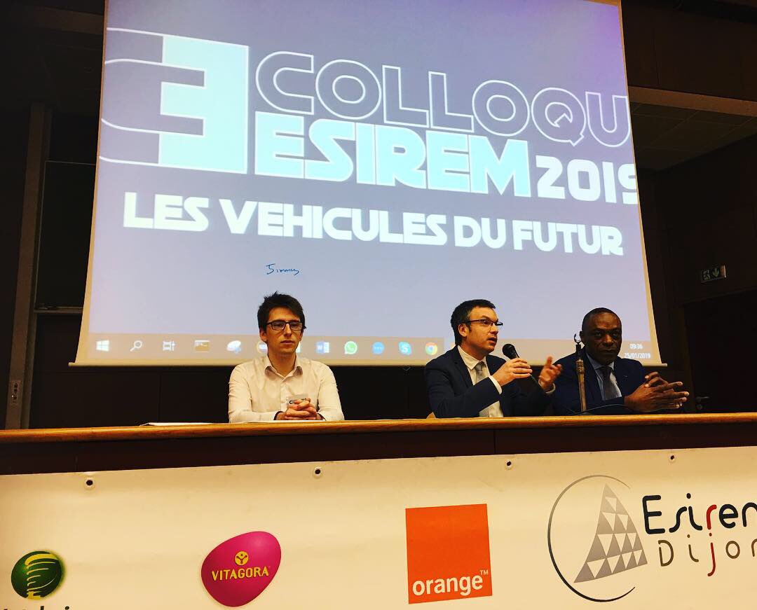 EsiremDijon's tweet image. Ouverture de notre @ColloqueESIREM par le Vice-président du #numérique de @univbourgogne @AlexandreFour20 Merci à tous nos intervenants et participants @BurgundySB @GroupeAPRR @GroupePSA @enacfrance @vehiculedufutur @bfc_region @justdijon