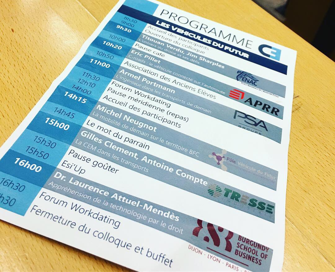 EsiremDijon's tweet image. Ouverture de notre @ColloqueESIREM par le Vice-président du #numérique de @univbourgogne @AlexandreFour20 Merci à tous nos intervenants et participants @BurgundySB @GroupeAPRR @GroupePSA @enacfrance @vehiculedufutur @bfc_region @justdijon