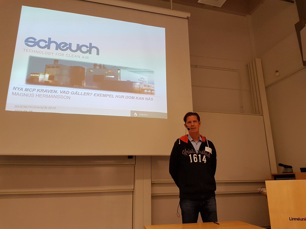 Nya MCP-kraven: Vad gäller? - Martin Hermansson, Scheuch. #bioenergidagen #förbränningsanläggningar #bioenergi #bioenergigruppen #lnu