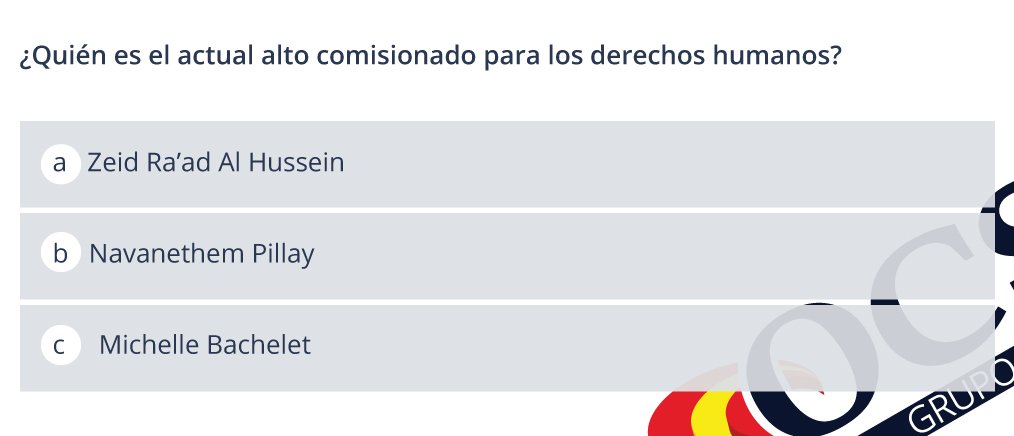 ocsgrupo's tweet photo. #Felizviernes #opositores 👮♂️ Vamos a por una #pregunta sobre el #tema20 👇 ¿Cuál será la respuesta correcta? 👀 https://t.co/JoAUr58FS9