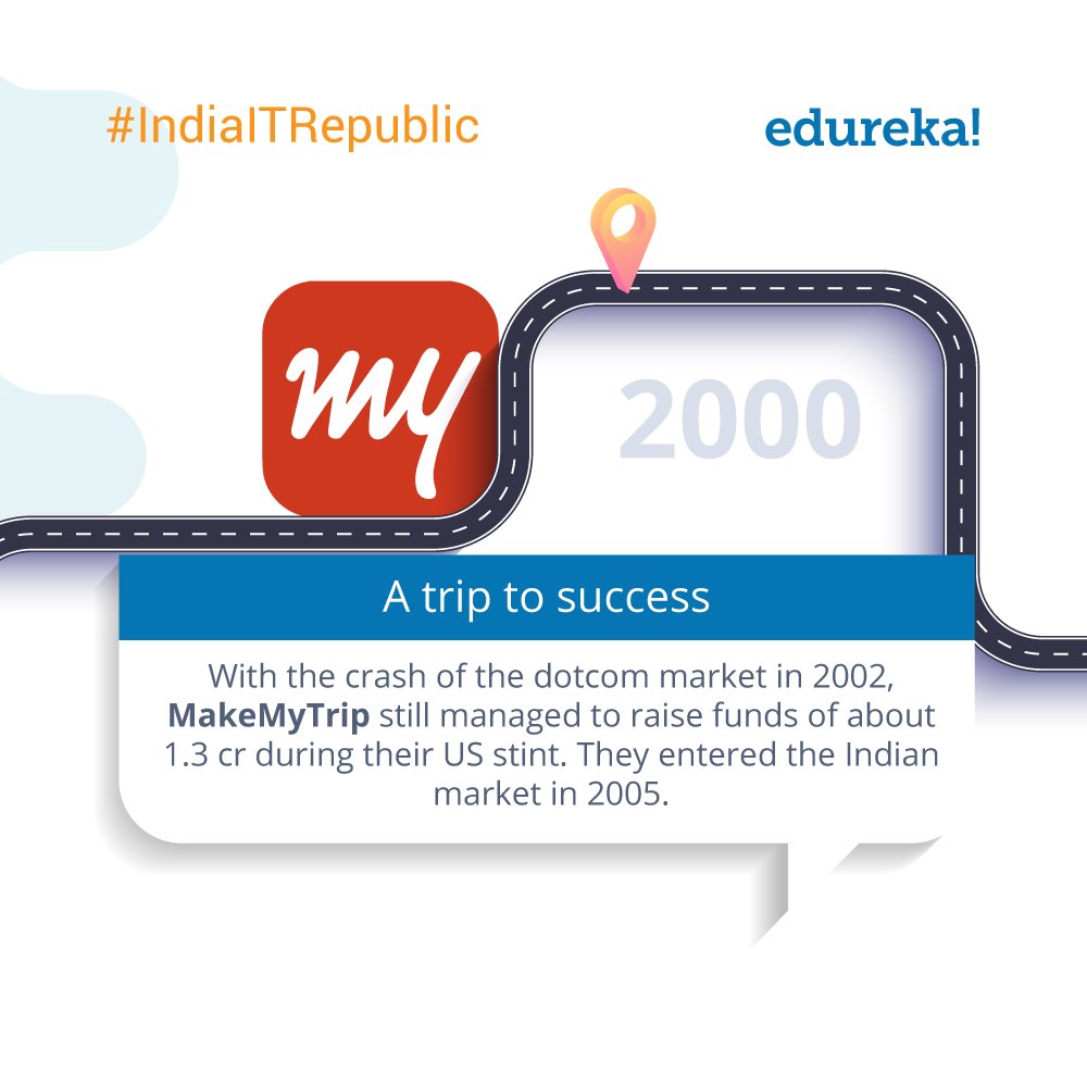 From having no work to almost going out of business to being India's #1 travel website. <a href="/makemytrip/">MakeMyTrip</a> has come a long way indeed.

#IndiaITRepublic #HappyRepublicDay #MMT