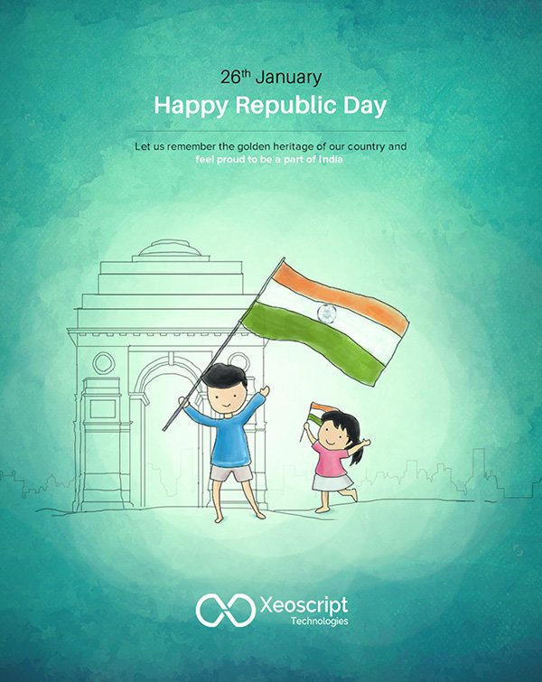 xeoscript's tweet photo. Get together, be the strength of the nation and help it reach greatest heights! best wishes on this Republic Day

#RepublicDay #HappyRepublicDay
#XeoscriptTechnologies #PerfruorEnterprises https://t.co/17sAidvfuu