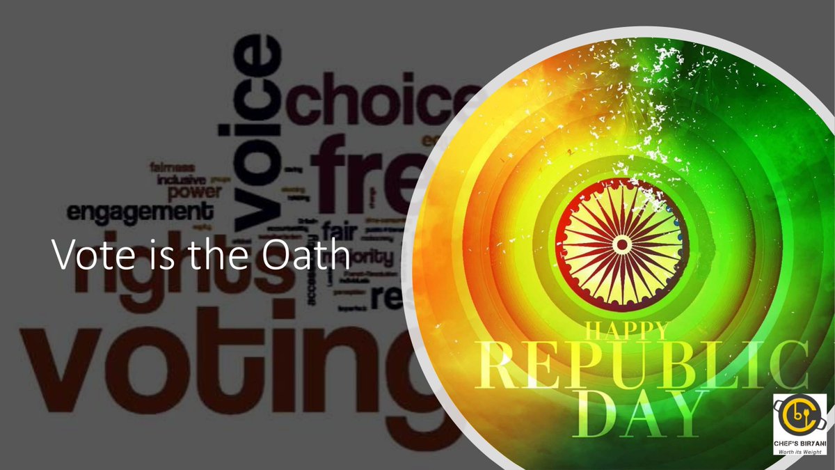chefsbiryani's tweet photo. Happy Republic Day 

#RepublicDay 
#weekend 
#indiavotes 
#lostvote 
#lostvotes https://t.co/39wThTBG7n