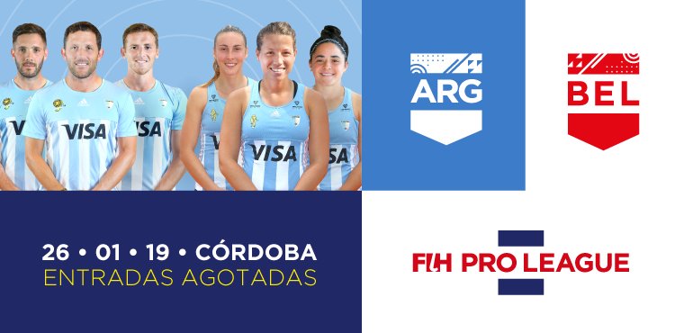 ArgFieldHockey's tweet photo. ¡ARGENTINA  🇦🇷- BÉLGICA 🇧🇪, con entradas agotadas! Ya se pueden adquirir las entradas para la segunda fecha entre #LasLeonas y Estados Unidos (Estadio Municipal de Córdoba) a través del portal de Ticketek 👉https://t.co/LhbKMU0q6L https://t.co/9OKumtYcDk
