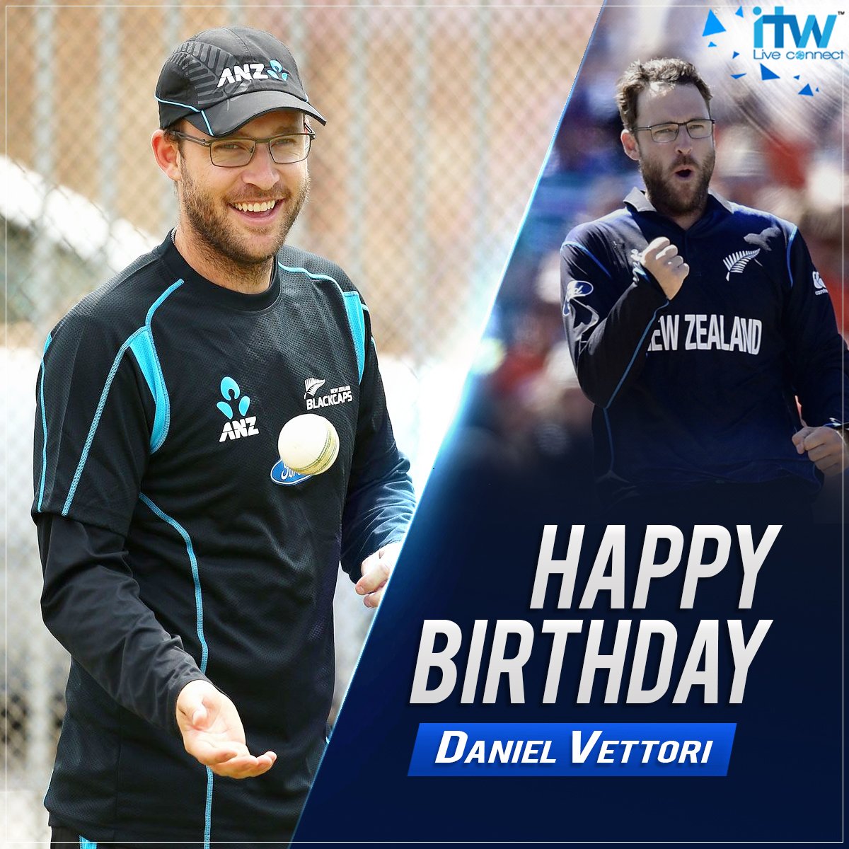  Happy Birthday to legend Daniel Vettori. 