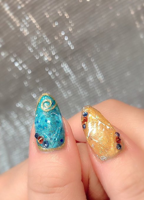 宝石ネイルのtwitterイラスト検索結果 古い順