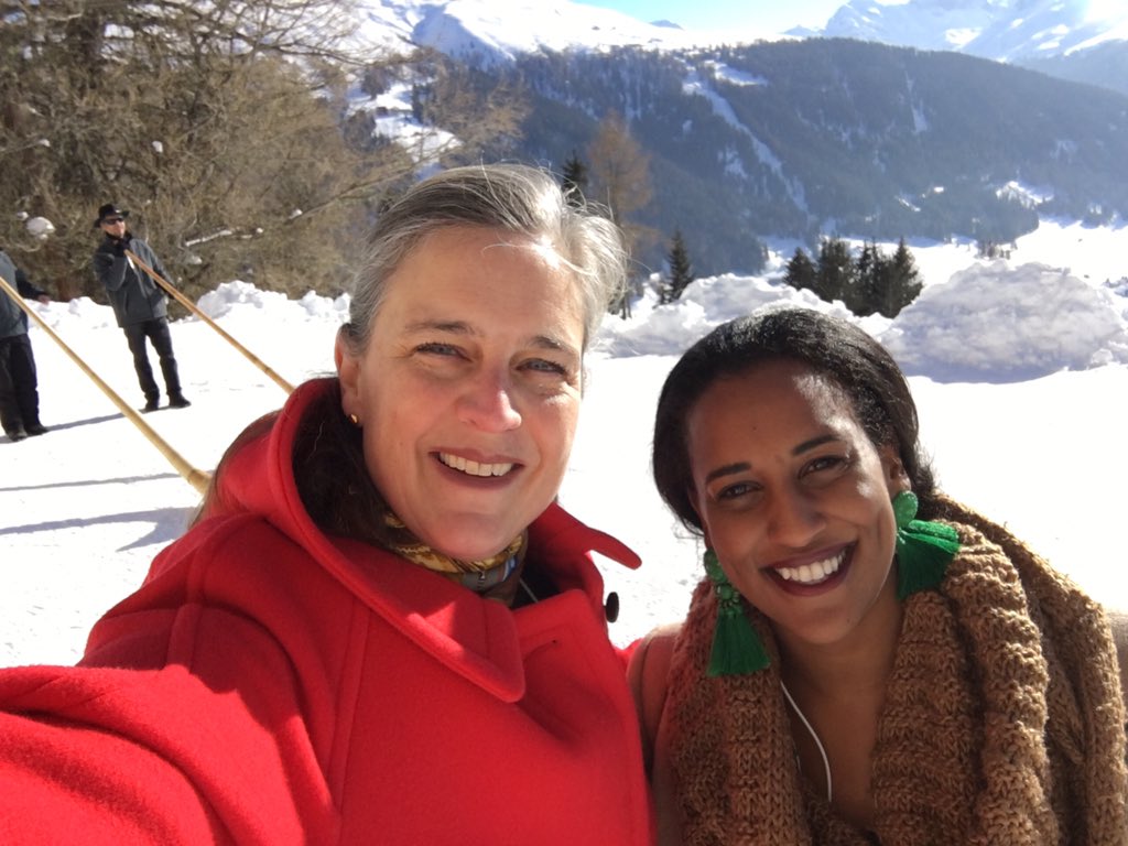 And another @wef #WEF19 is over... A clear #DavosMoment: meeting Rebecca Araya @GlobalShapers  #GlobalShapersAdisAbeba #FarewellLunch @Schatzalp_DAVOS #MakingTheFutureWorkForEveryone