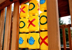 WePlayAlot's tweet image. Kids can play tic tac toe in their backyard playset with our tic tac toe board. #xoxoxoxo #kidstoys #swingsetaccessories #kids #toys #tictactoe #dallasswingsets #dallasplaysets #accessory #playsettoys #backyards #outdoors