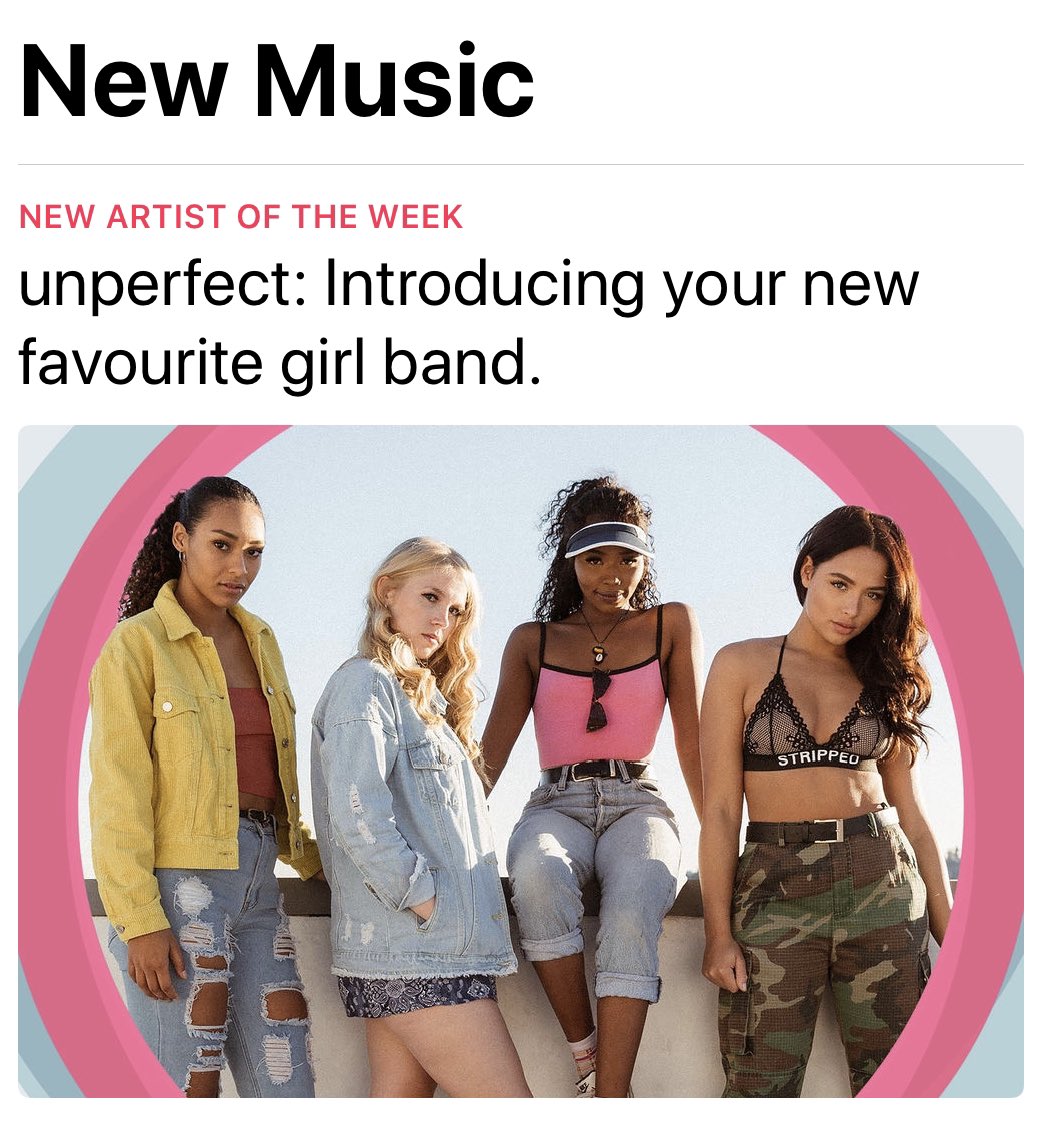 thisisunperfect's tweet photo. This is SO sick!!!! New Artist of the Week on @AppleMusic 🧡 And we’re on Best of the Week, Mellow Pop and The A List too!!!!!! Thank you so much 😭😭 https://t.co/OFl7qtDvX9 https://t.co/kyvCqmcKre