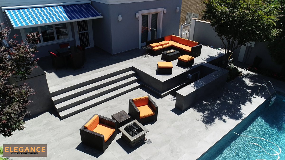 NTpavers's tweet photo. Amazing Exsample for Porcelain 2cm Pavers. Metal Rectified Porcelain Paver 2 cm. It comes in dimensions:
12"x24", 18"x18", 24"x24", 18"x36" and Modular Pattern.
#metalporcelainpaver #modularpattern #nttrading #2cmporcelainpaver #exteriordesign #homedesignideas #elegancecollection https://t.co/64NKwHAyfP