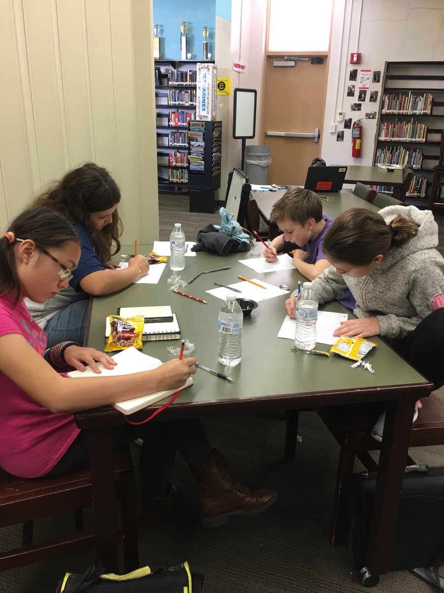 WilsonMSLibrary's tweet image. Poetry Club kicked off this week with guest poet, Dennis Amadeus! Wonderful creativity and expression from our @WWMSBulldogs poets. Next meeting is 2/13. Not too late to join us! See Ms. Sanchez if you’re interested in joining.  #hubofschool