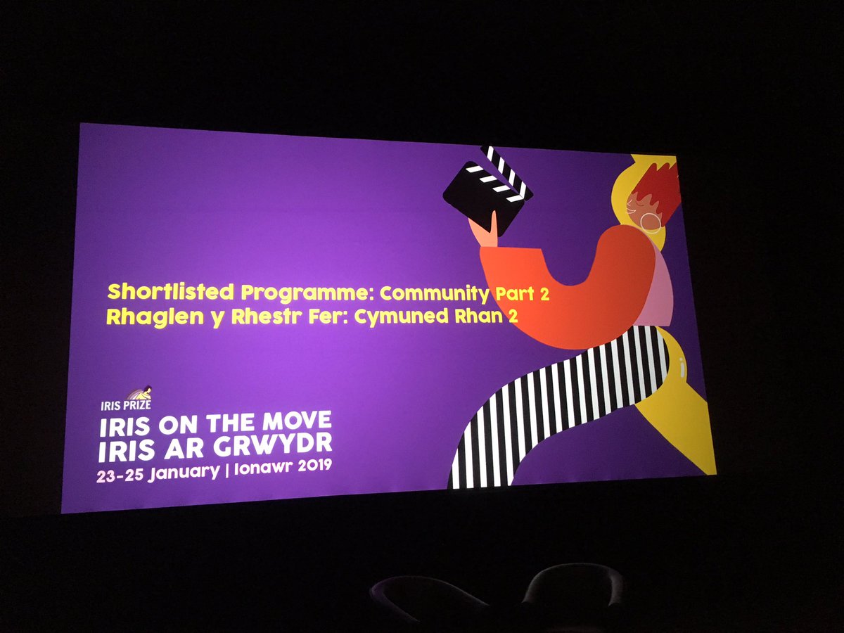 At Cineworld in Llandudno Junction. Just watched a great set of community films made with <a href="/irisprize/">Iris Prize LGBTQ+ Film Festival</a>. The film <a href="/PAVOMH/">PAVO Mental Health</a> made with @MidPowysMind is up next. Looking forward to seeing it on the big screen!