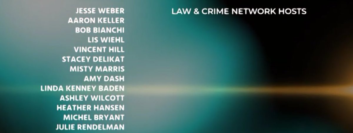 KenneyBaden's tweet image. We have host credits @LawCrimeNetwork How exciting! @jessecordweber @AKellerLawCrime @RBianchiEsq @LisWiehl @StaceyDelikat @MistyMarris @WillcottAshley @ImHeatherHansen @julie_rendelman #MichaelBryant Thank you @RStockmanLAW president @danabrams founder
