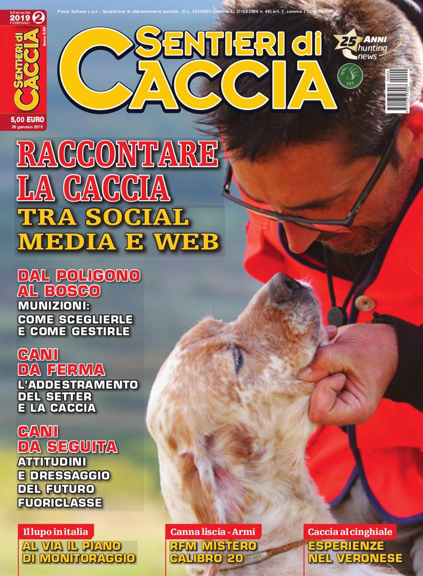 armimagazine_it's tweet photo. Sentieri di #Caccia febbraio 2019 in edicola dal 26 gennaio 
https://t.co/QLwlSDasJW 
#News
#armimagazine https://t.co/zmGpFkNqOu
