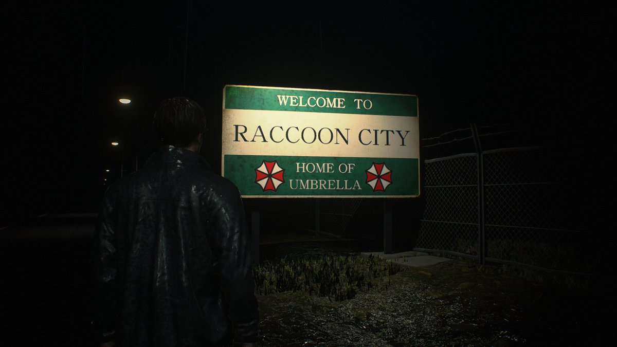 раккун сити сайлент хилл. знак нью-йорк.