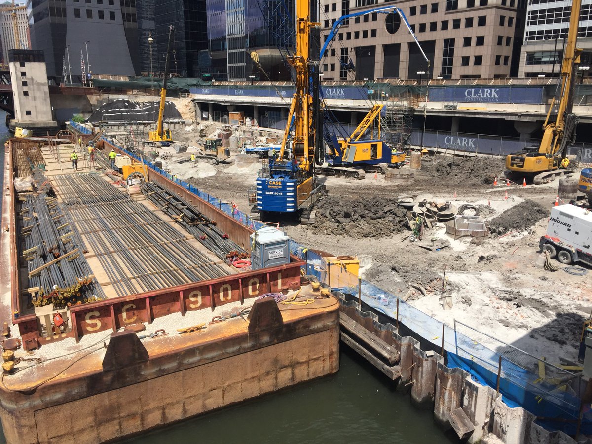 paultoddlambert's tweet photo. LOVE seeing the progress at #110NWacker...hard to believe groundbreaking was just 6 months ago! #BofATower #ChiTownLegacy https://t.co/RBEM8kJ4CK