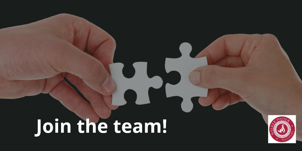 We have an exciting #opportunity at our #Silsden office, for an ambitious #legal #secretary. If you would like to know more, visit us here: walkerfoster.com/recruitment-an… or contact Helen Hardington T: 01756 700200 E: hh@walkerfoster.com