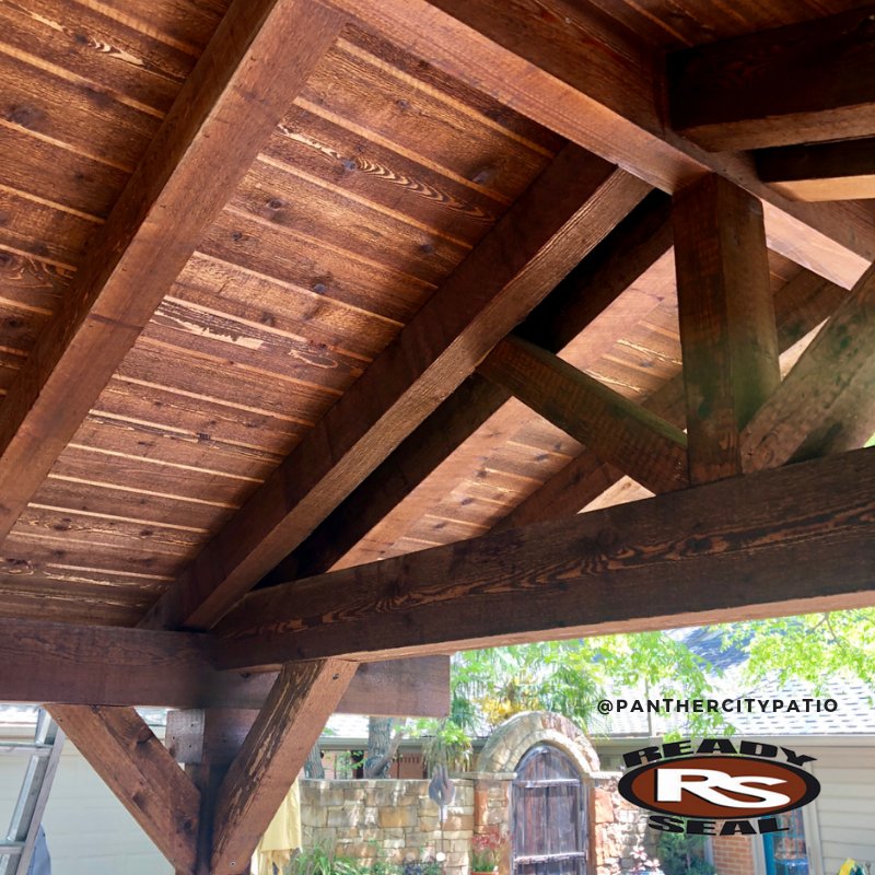 ReadySealinc's tweet image. Love. This. Look. 😍😍
Nice work, Panther City Arbor & Patio!
#BackyardOasis #ReadySeal #BackyardProjects #Patio #Beauty